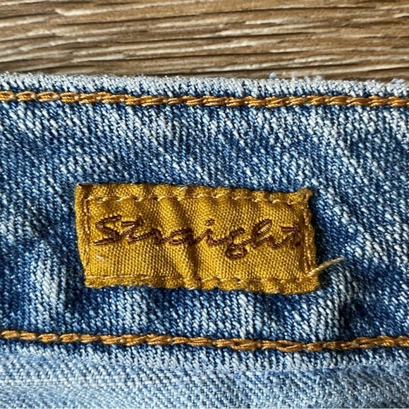 Seven7 Jeans Size 12 Women’s Straight‎ Premium Denim Light Wash - Picture 9 of 12